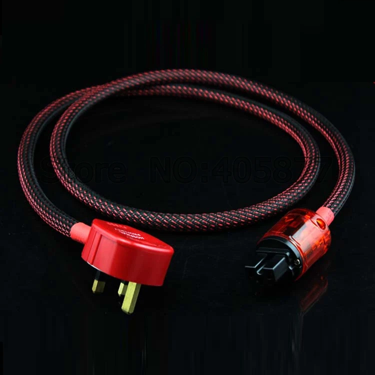 

Hifi Hi-End UK Power Cable Cord HIFI Audiophile Power Cable 1m