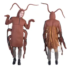 Костюм на Хэллоуин для взрослых костюм тараканов фантазия Забавный взрослый Косплей для животных насекомых рождественские карнавальные костюмы