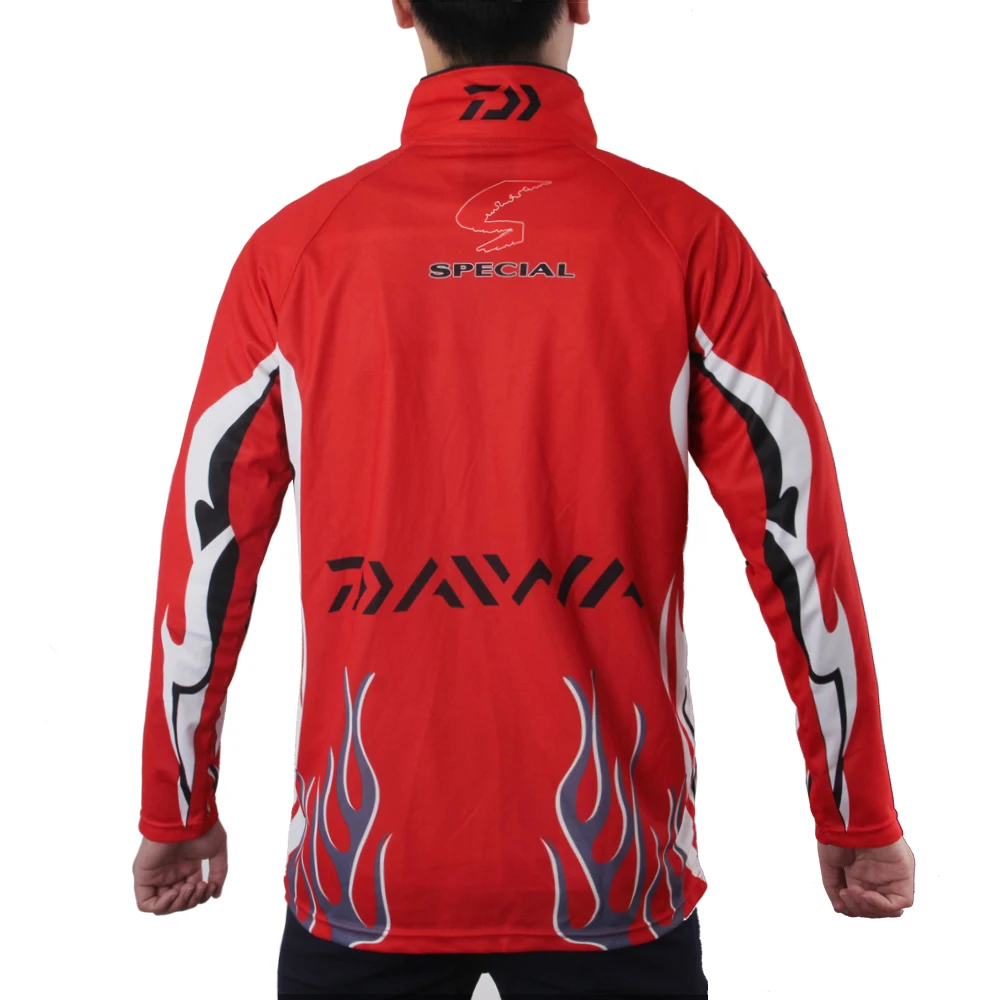 Одежда для рыбалки DAIWA Camisa Pesca UV UPF> 50 Breathale Солнцезащитная быстросохнущая спортивная одежда с защитой от ультрафиолета, рубашка с длинным рукавом