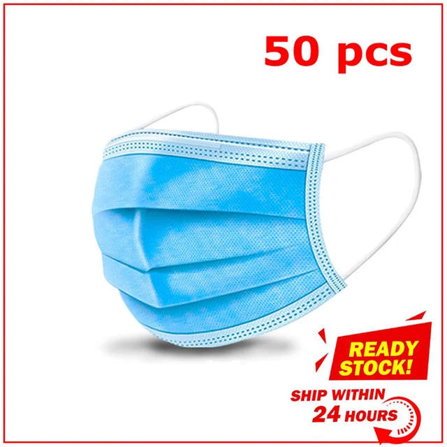 US $8.91  S L disposable face mask adult children Antivirus flu Nonwove 3 Layer Ply Filter Mouth Face Mask Me