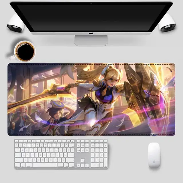 Sale League Of Legends Leona Mouse Pad Gaming MousePad Large Big Mouse Mat Desktop Mat Computer Mouse pad For Overwatch A5