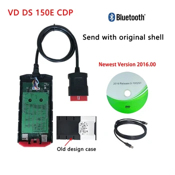 

2020 NEW VCI VD DS150E CDP scanner with bluetooth for delphis obd obd2 diagnostic tools with new relays+8 pcs car cables