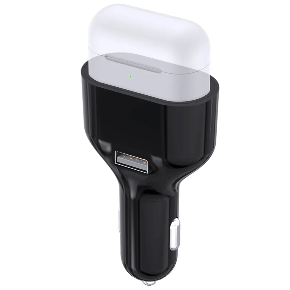 Автомобильное зарядное устройство, Poleet зарядный адаптер для AirPods 1& 2, прикуриватель зарядное устройство для iPhone HuaWei samsung LG смартфон