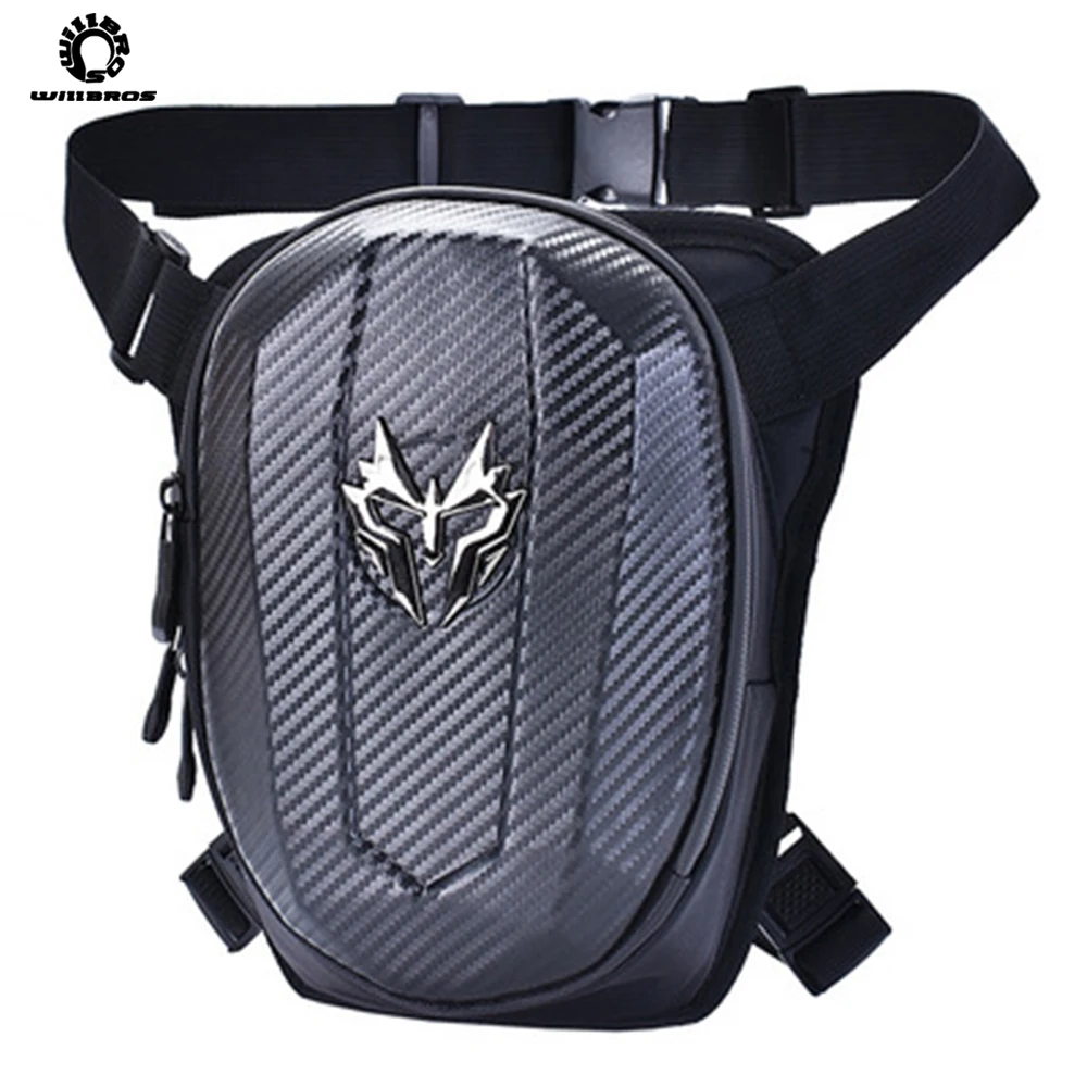 

Moto Leg Bag ATV UTV MTB Bike Offroad Waist Bags Motorcycle Waterproof Street Moto Jiaspeed Black Bag Adult
