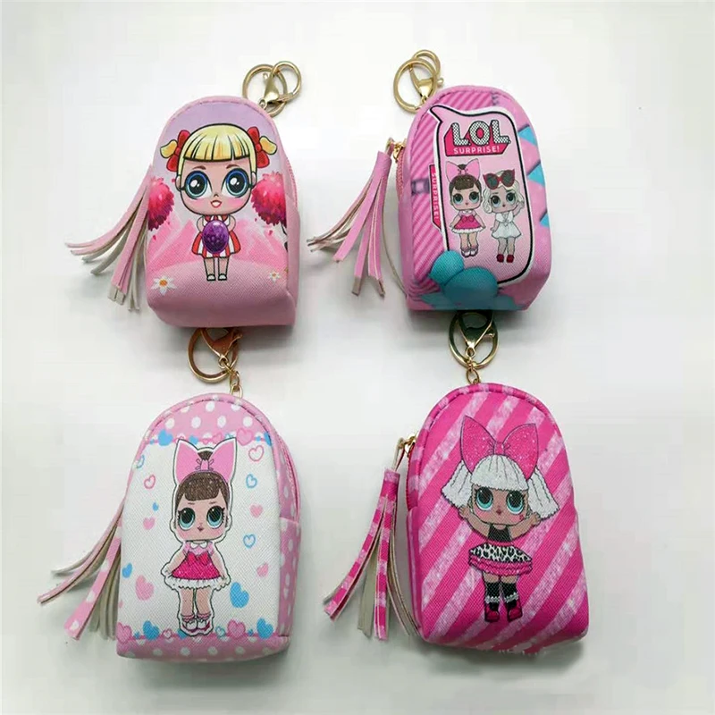 Мини-Монета lol doll для женщин и детей маленький кошелек ключей держатель карт