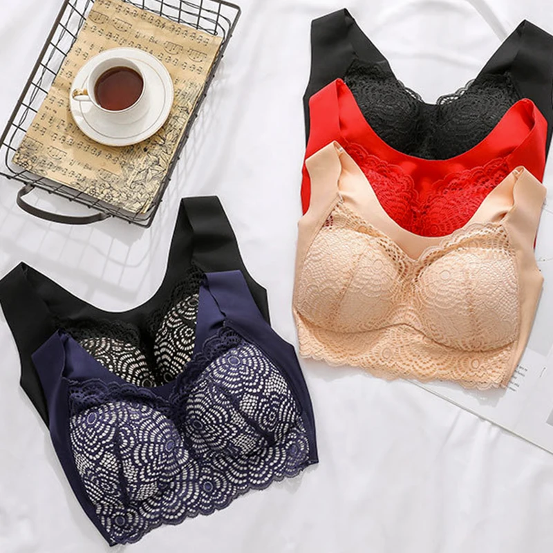 

Дышащий Лифт стрейч полный рисунок бесшовные туфли на шнуровки, с вырезами, бюстгальтер пуш-ап, охват пуш-ап бюстгальтеры больших размеров