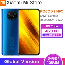 Xiaomi POCO X3 NFC 64GB/128GB 6gb LTE/GSM/WCDMA Quick Charge 4.0 Octa Core Side-Mounted