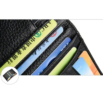 

Card Holder Multi Slot Mini Slim Thin Purse Men Wallet Fashion Soft PU Leather Credit ID Case Exquisite Business Money Coin