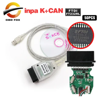 

Super scanner Interface INPA K+CAN for BMW Diagnostic USB Interface for bmw INPA Ediabas K DCAN 50pcs/lot DHL free shipping