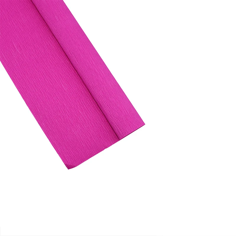 P05 Rose red 1 шт. 250x50 см DIY ремесло цветок оберточная гофрированная бумага сморщенная рулонная бумага вечерние украшения скрапбук цветочный художественный упаковочный материал - Цвет: P05 Rose red