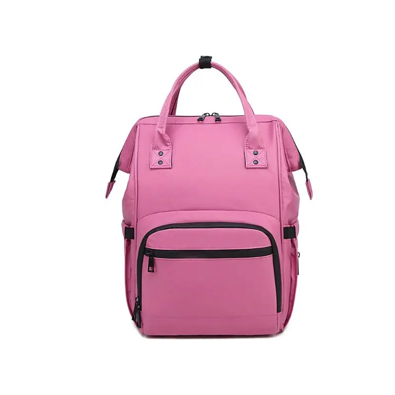 

Multifunctional Nylon Backpack Travel Diaper Bag Large Capacity Mummy Nursing Daypack X5XA