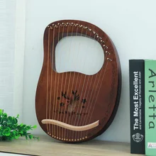 16 струны деревянный из красного дерева Лира Арфы инструмент с звукоснимателем Тюнинг ключ, дюймовый стандарт протирочная ткань для начинающих подарок музыкальный инструмент 16 струны деревянный из красного дерева Лира Арфы инструмент с звукоснимателем Тюнинг ключ, дюймовый стандарт протирочная ткань для начинающих подарок музыкальный инструмент