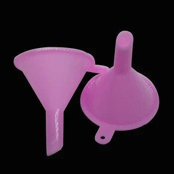 

100pcs/set Home Travel Mini Funnels Essential Oils Durable Spices Liquid Filling PP Auxiliary Tool Perfumes Bottle Powders