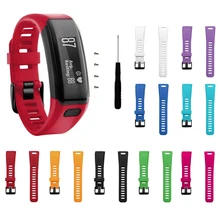 Замена совместимых полос для Garmin Vivosmart HR с металлической пряжкой фитнес-браслет ремешок пот и водостойкий браслет