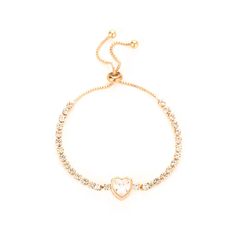 New Fashion Roman Style Woman Bracelet Wristband Crystal Bracelets Gifts Jewelry Accessories Fantastic Wristlet Trinket Pendant - Окраска металла: S1001-G