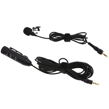 

Top Deals BY-M1 3.5mm Audio Video Record Lavalier Lapel Clip Microphone for iPhone Android Mac Vlog Mic for DSLR Camcorder Recor