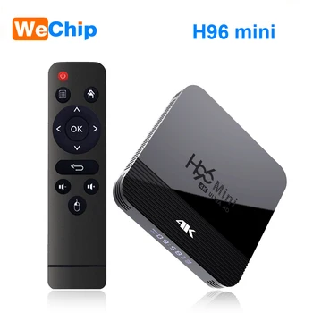 

H96 mini H8 RK3228 2GB 16GB Android 9.0 TV BOX 2.4G&5G Wifi Blueooth Set Top Box For 4K H.265 Video Player 1G8G Support 3D Moive