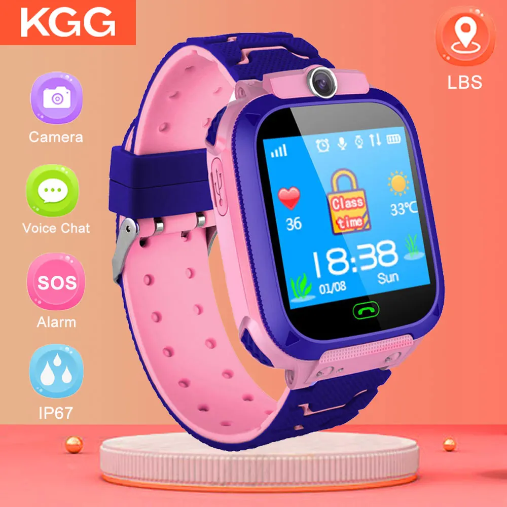 Najtaniej Nowy smartwatch dzieci dzieci bezpieczny Monitor zegar dziecko latarka inteligentny zegarek z aparatem zdalnego SOS smartwatch z funkcją dzwonienia LBS VS DZ09