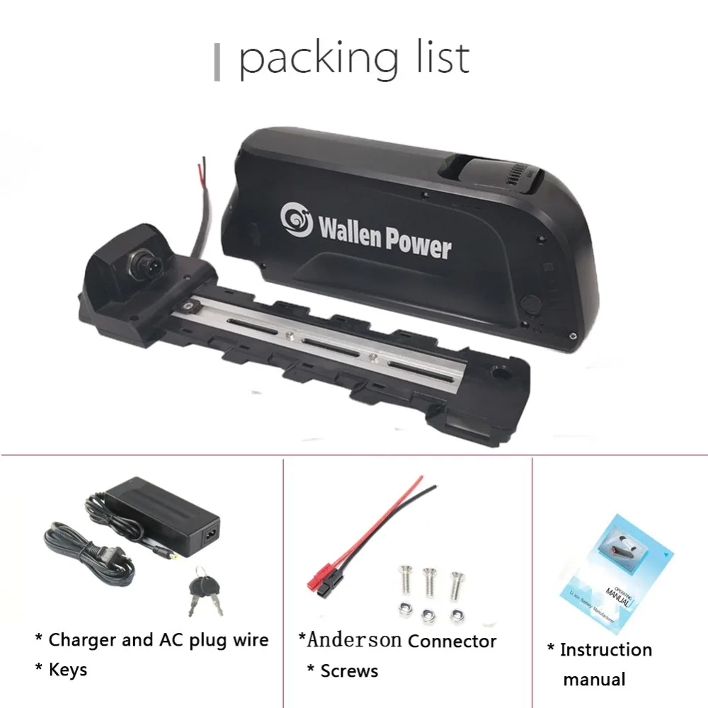 48V 14Ah Ebike Battery Electric Bike Batteries Lithium ion Electric Bike 48V Battery for 1000W 500W ebike motor