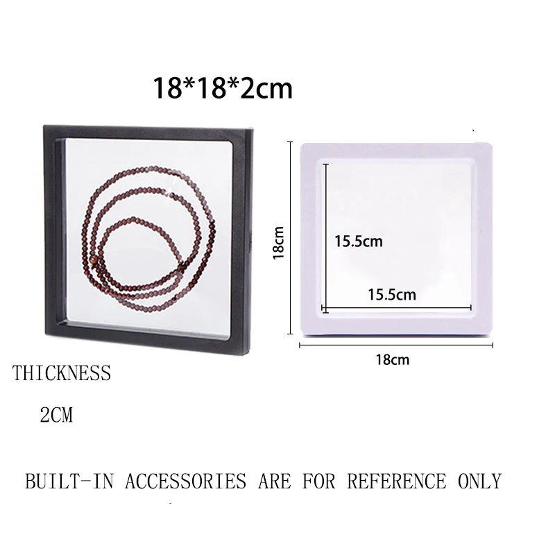 Ювелирные изделия, показ розничной коробки для создания баланса прозрачные украшения витрина подвесной плавающий держатель чехол
