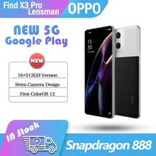 OPPO – SmartPhone Original Find X3 Pro, édition photographique Lensman, Snapdragon 888 16GBram 512GBrom 5G 65W Super VOOC2, Google Play 