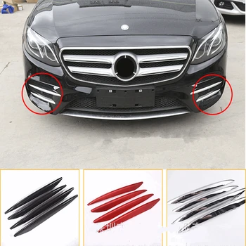 

4pcs ABS Chrome Front Fog Lamp Cover Trim For Mercedes Benz E Class W213 E200 E300 2016 2017 2018 2019 E43 AMG Car Accessories