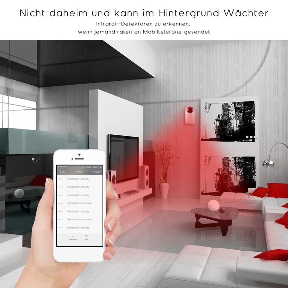 Cs85-sxgsm-lcd Wireless 433 Intelligent Voice Home Burglar Alarm(anti-pet Type) full voice prompt large LCD screen display