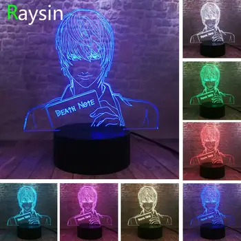

Death Note Figutto Figma 009 Yagami Moon Light Ryuuku Ryuk Action Figure Anime 7 Colors Change LED Night Lamp Child Adults Decor