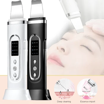 

Ultrasonic Deep Face Cleaning Machine Skin Scrubber EMS Face Massager Remove Blackhead Wrinkle Pore Skin Peeling Shovel Device