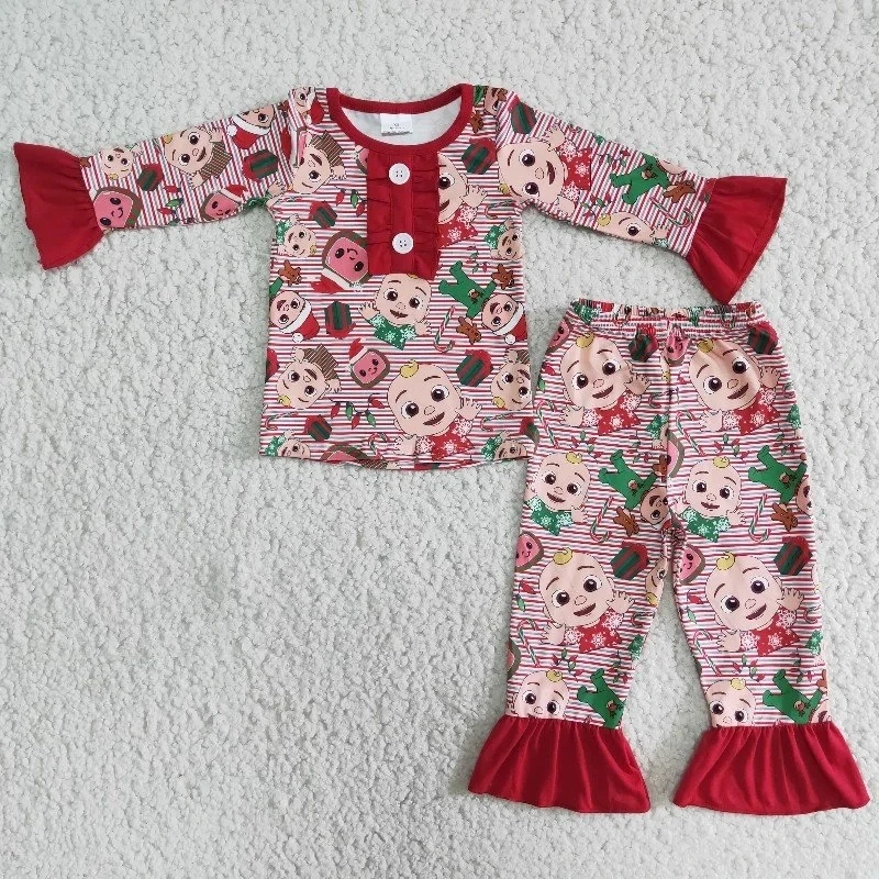 Bell Pants Girls Cute Outfit Set 