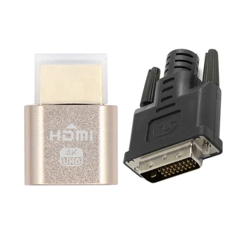 

VGA Virtual Display Adapter HDMI DDC EDID Dummy Plug Headless Ghost & Virtual Display Adapter DVI DDC EDID Dummy Plug