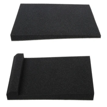 

1 Set/2pcs Sponge Studio Monitor Speaker Acoustic Isolation Foam Isolator Pads Soundproofing Foam 11.8x7.8x1.8inch