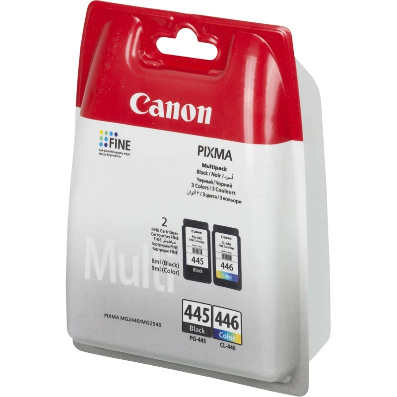 Картридж CANON PG-445/CL-446, многоцветный / черный