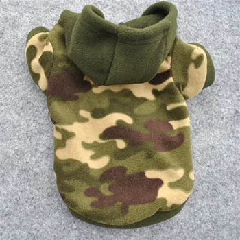 

Factory Direct Autumn and Winter Fleece with Hood Dog Camouflage Warm Sweater Polar Fleece VIP