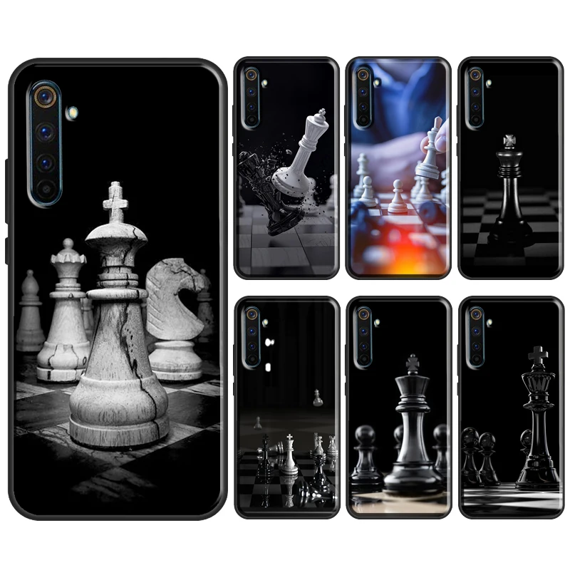 Чехол с шахматными фигурами для OnePlus 9 7 8 Pro 8T Nord чехол OPPO Realme C3 C11 C15 GT X2 X7 X50 6 |
