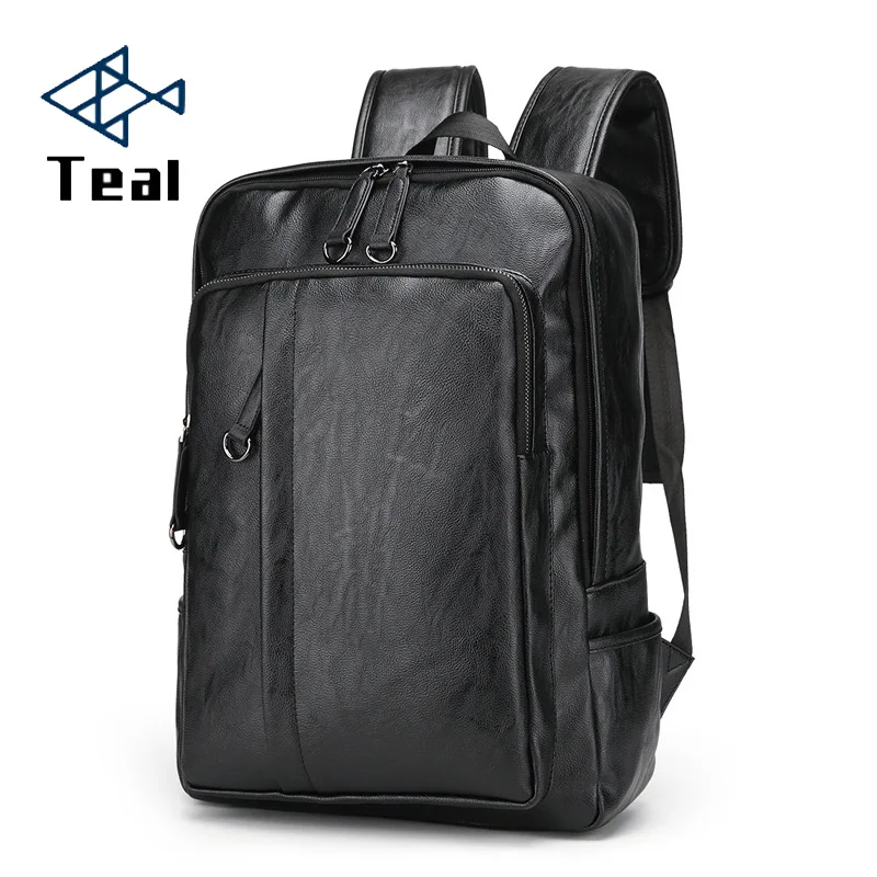 2020 Men's Backpack High Quality Simple Genuine Leather