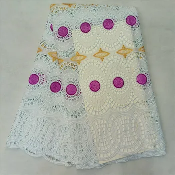 

Swiss voile Lace Fabric 100%Cotton Swiss voile lace in Switzerland Embroidery High Quality African French Cotton Lace Fabric