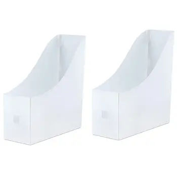 

azine Book Rack Document Tray Plastic File Holder Table Storage File Organizer Office Supplies Stationery Box