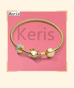 

2020 New 100% S925 New Year Spring Festival Limited Edition DIY Gold Lovely Blessing Lucky Mouse Spring Bracelet Female