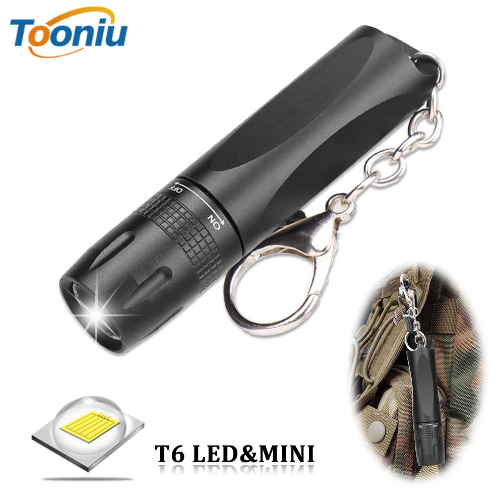

MINI Super bright LED Flashlight Use T6 lamp bead Portable LED Torch Powered by AA battery Suitable for outdoor use