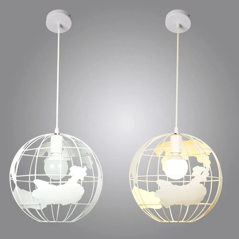 Земной шар подвесной светильник s подвесные лампы для бара ресторана гостиной полый шар потолочные светильники подвесной светильник Globes