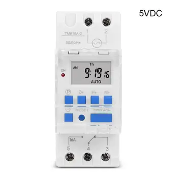 

TM919A Heavy Duty Digital Time Switch Relay Timer Control Din Rail Mount Weekly