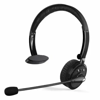 

BH-M10B Wireless Bluetooth Noise-Canceling Headset connected to 2 Bluetooth devices Over The Head W/Mic For Trucker Drivers PS3
