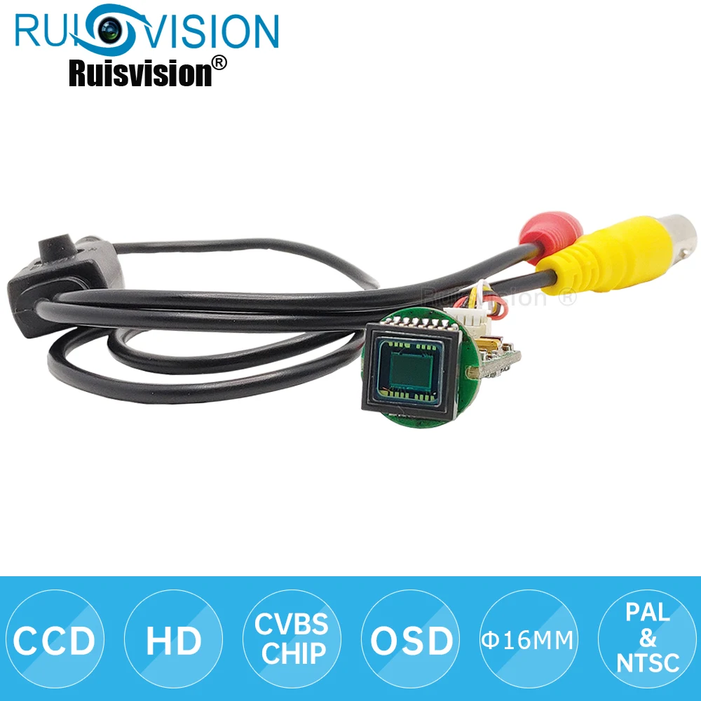 

1/3" Sony CCD 960H 700TVL Ï†16mm Mini size Bullet Module CCTV Camera Motherboard chip+OSD Cable Free Shipping