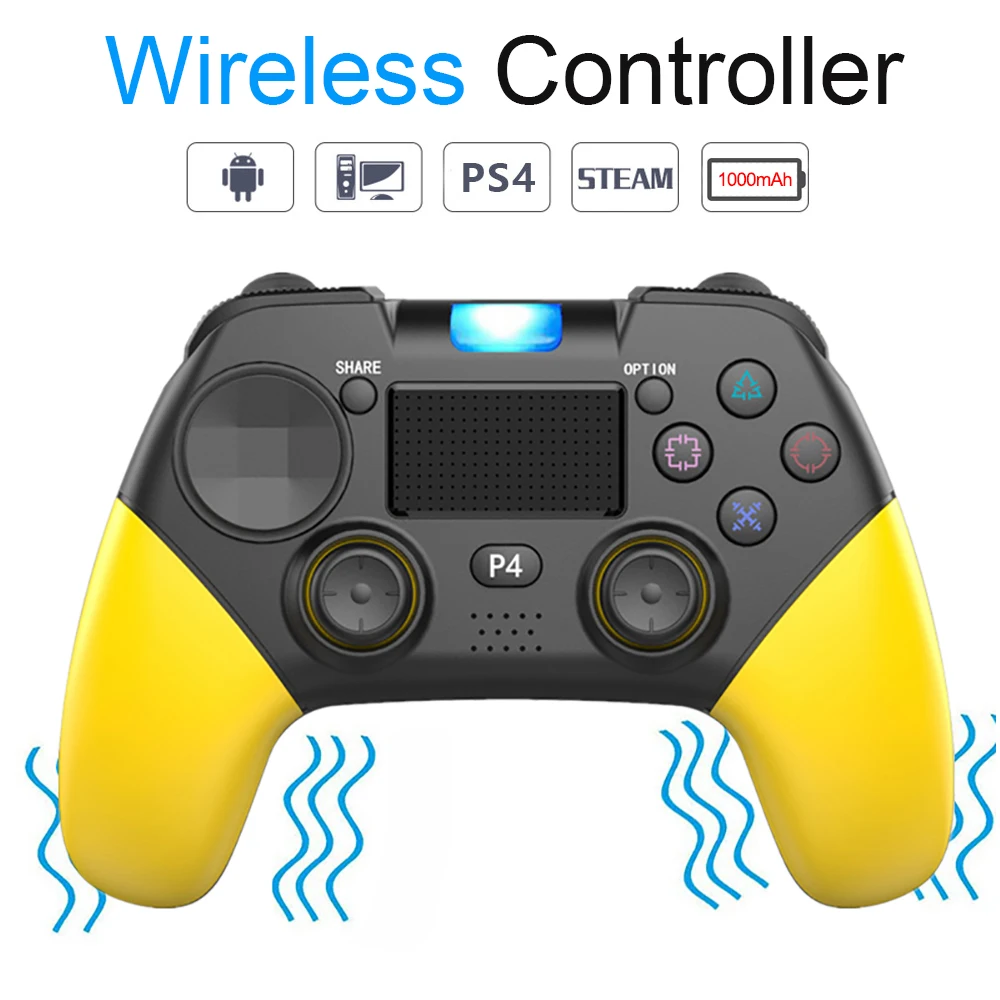 

Gamepad Wireless Bluetooth Game Controller joysticks Vibration Gamepads Colorful wireless joysticks For PS4 Games Console