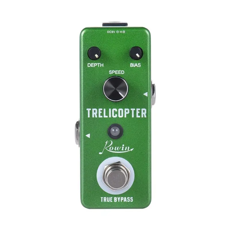 

Mini Tremolo Guitar Effect Pedal True Bypass Aluminum Alloy Body For Musical Instrument high quality Guitar Parts Accessories