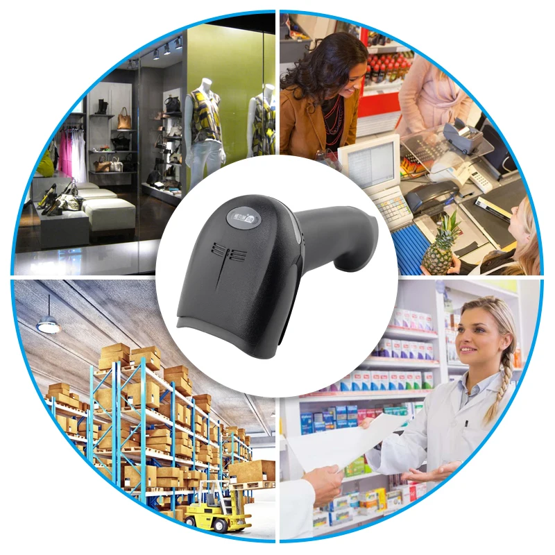NETUM NT-2012 проводной сканер штрих-кода считыватель Hands Free USB Plug and Play для супермаркета POS системы