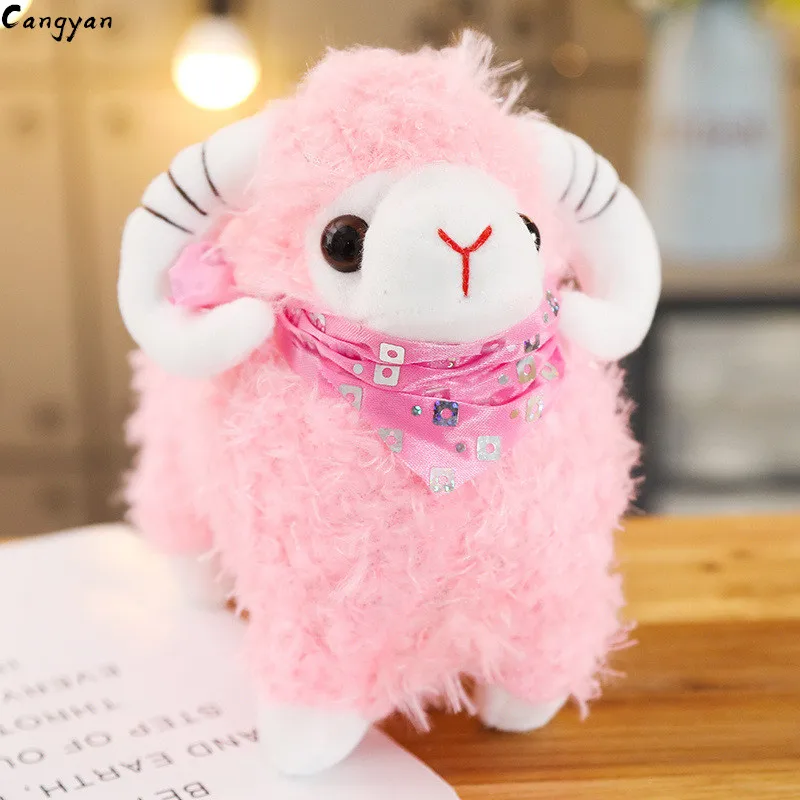 Маленькие игрушки милая шаль игрушечная овечка маленькая шерсть бархатная