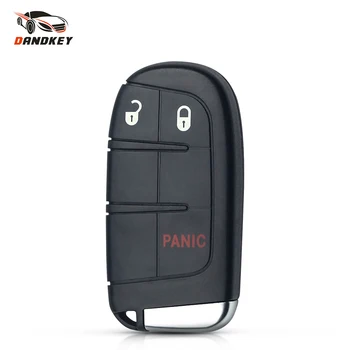 

Dandkey 3 Buttons For Dodge Journey Charger Durango Fiat Jeep Grand Cherokee Smart Remote Key Shell With Emergency Blade