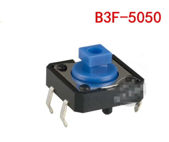 100 шт. B3F-5050 touch switch 1.27N кнопка переключения 12*12*7 3 мм | Электроника